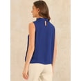 thumbnail image 3 of DARING DIVA Women's Work Business Casual Tank Top XL Royal Blue, 3 of 6
