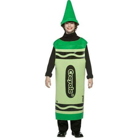 Morris Costumes For All Occasions Crayola Cost Green Tween 10-12, Style GC451004