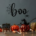 thumbnail image 3 of Clearance Halloween Wreath Burlaps Jack-o-Lantern Wreath Ghost-Face Door Hanger Halloween Ghost, 3 of 5