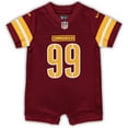 thumbnail image 2 of Newborn & Infant Nike Chase Young Burgundy Washington Commanders Game Romper Jersey, 2 of 3