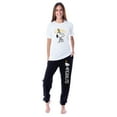 thumbnail image 6 of Peanuts Womens' Snoopy Woodstock All Smiles Sleep Jogger Pajama Set, 6 of 6