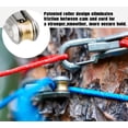 thumbnail image 3 of 6-Pack Paracord Adjusters,ope Tightening Tool & Tensioner,Rope with Roller Tensioner Heavy-Duty Tie Down for Camping, Tarps, Guy Lines, Boating & Outdoor Gear, 3 of 6
