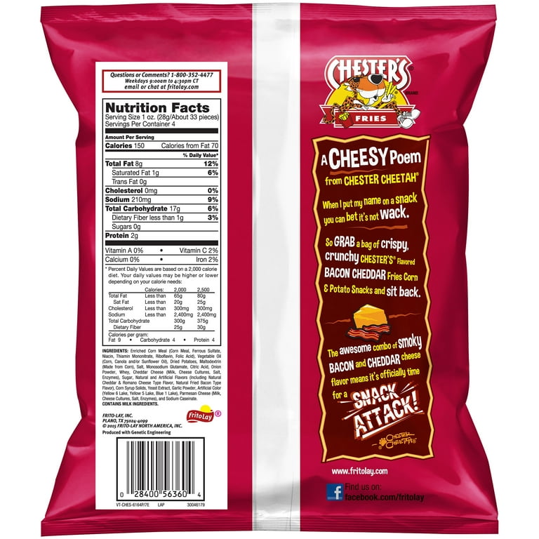 Chesters Hot Fries 4oz - Order Online for Delivery or Pickup