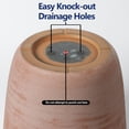 thumbnail image 2 of 16"Oneda planteur, terre cuite lavée, 2 of 5