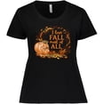 thumbnail image 3 of Inktastic I Love Fall Most of All Colorful Autumn Leaves Women's Plus Size T-Shirt, 3 of 5