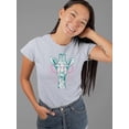 thumbnail image 2 of Giraffe With Glasses T-Shirt Women -Image by Shutterstock, Female 3X-Large, 2 of 4