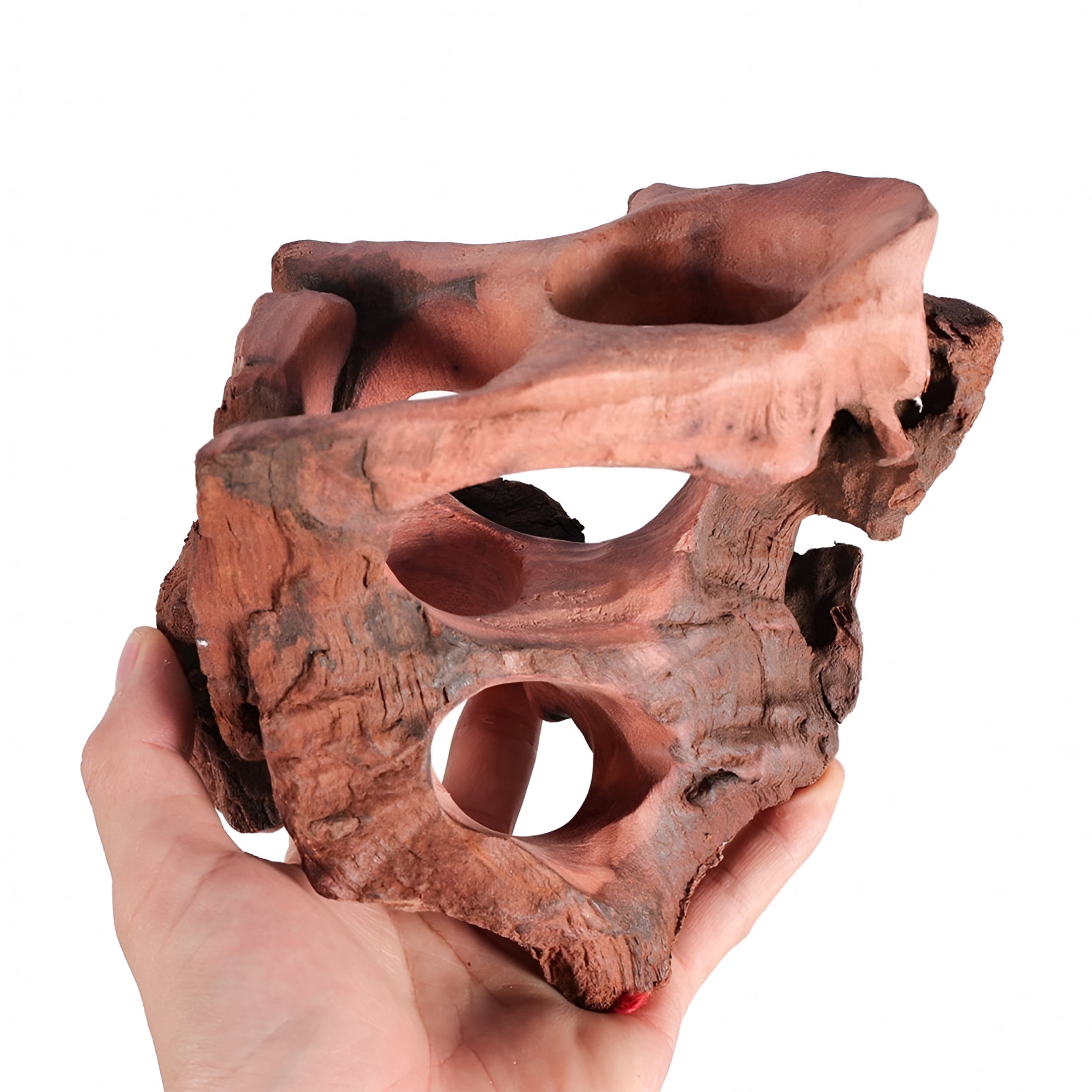 HIBIBUD 2026 New Natural Driftwood Aquarium Decoration Tree Stump with Hideouts Hole for Fishtanks Random Styles Fishtank Landscape Figur