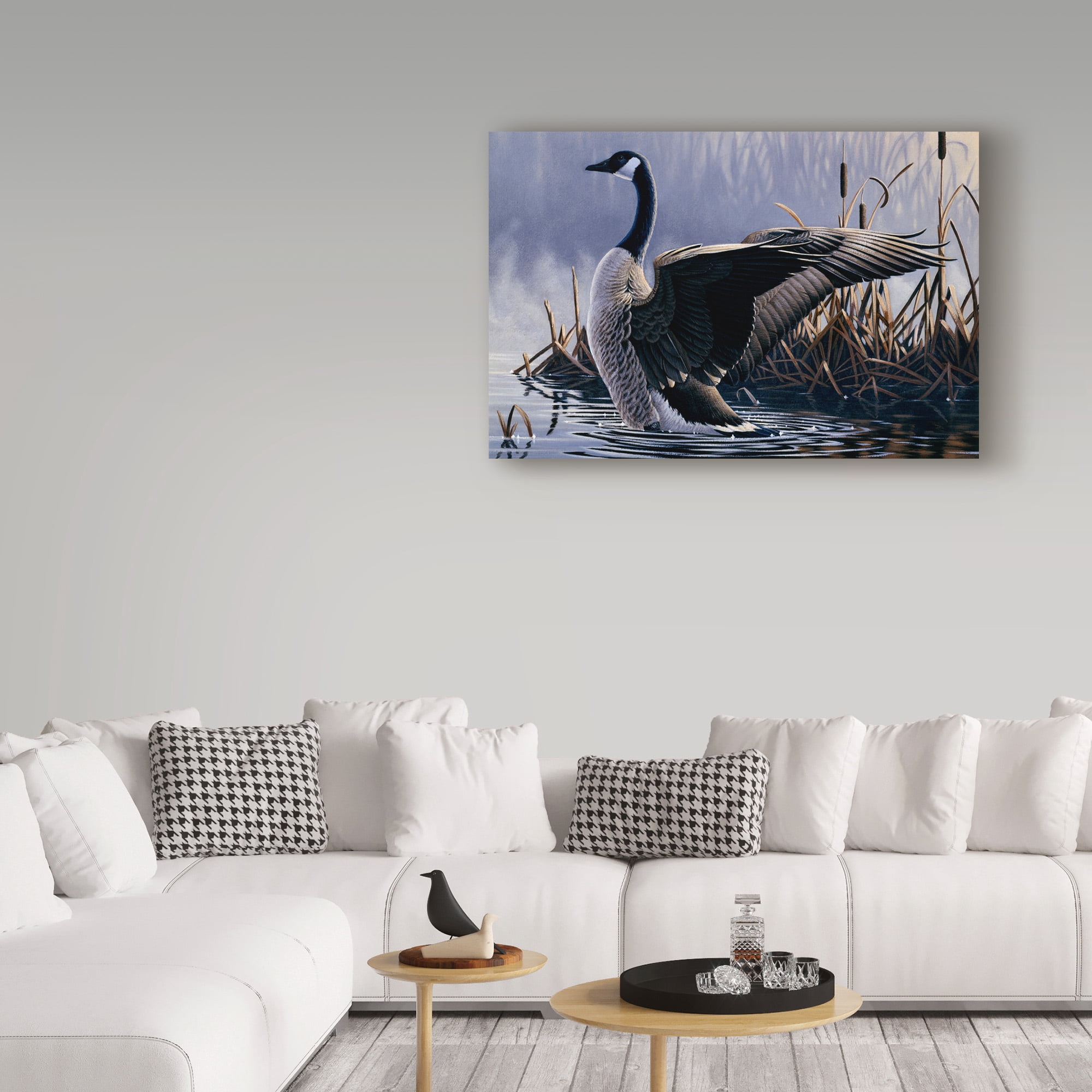 Trademark Fine Art '1992 Canada Goose' Canvas Art by Wilhelm Goebel