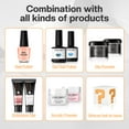 thumbnail image 6 of modelones Gel Top Coat and Base Coat With Nail Primer, 3 Pcs 10 ml No Wipe Base and top coat Gel Nail Polish Nail Bonder Primer Gel Nail kit, 6 of 8