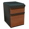thumbnail image 2 of Mobile Pedestal with Iris Fabric Seat and Laminate Front File Drawer / Storage Drawer - 19 in., 2 of 2