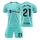 thumbnail image 1 of 23/24 FC Barcelona Two Away Kids Football Shirt Set, 1 of 2