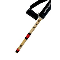 Musical Combo Flutes C Sharp 6 Hole (17 Inch) & D Natural 6 Hole (17 Inch) Bamboo Flute Bansuri with Flute Carry Bag Free By Indian Collectible