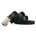 thumbnail image 4 of Sendefn Men's Leather Belt Automatic Ratchet Buckle Slide Belt for Dress Casual Trim to Fit with Gift Box, 4 of 6