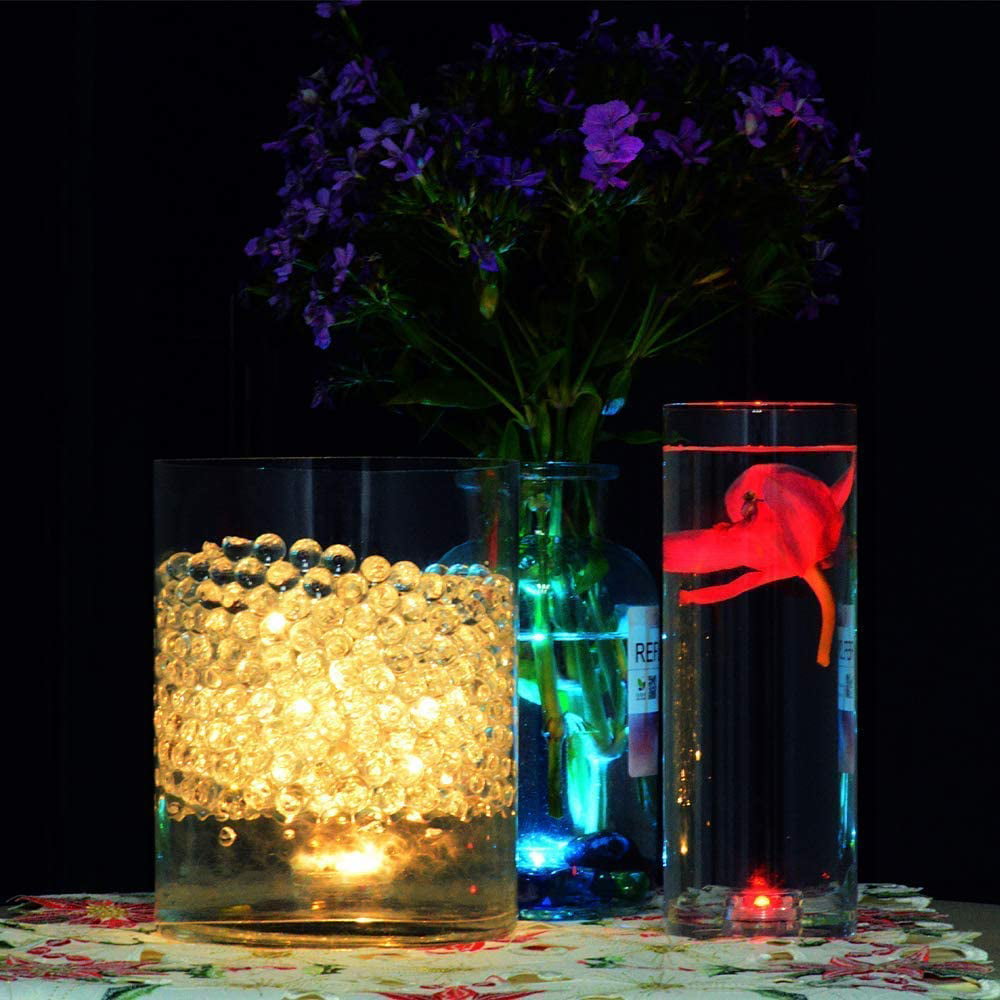 New Technology LED Vase Crystal Base Lights Waterproof Multicolor MultiFunction 