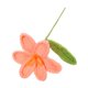thumbnail image 1 of Tulipán de ganchillo con tallo y hoja, adorno floral de hilo para tejer a mano, regalo para el Día de la Madre, cumpleaños y Navidad., 1 of 8