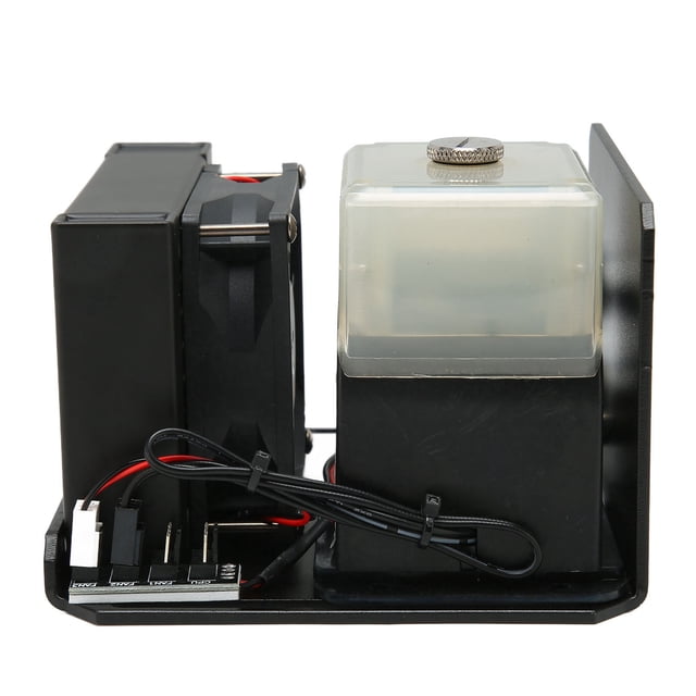 Bomba De Enfriamiento De Agua De PC, Radiador De Enfriamiento De Computadora De Ventilador único Fácil De Usar Materiales De Metal Para El Hogar