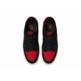 thumbnail image 4 of [DX4981-006] Jo r-dan Men's A i r-Jor-dan 1 KO Low Bred Black Red Sneakers *NEW*, 4 of 5
