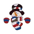 thumbnail image 2 of Dserhfy Snowman Fence Peeker Christmas Decoration Funny Wooden Christmas Fence Ornament Cute Snowman Peeking Yard Sign for Garden Courtyard Wall Holiday Home Decor, 2 of 7
