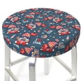 thumbnail image 3 of Naloa Gnome Love USA Round Bar Stool Cushion Cover 12-14 inch, Fits Kitchen, Office, Restaurant Chairs - 14 inch, 3 of 7