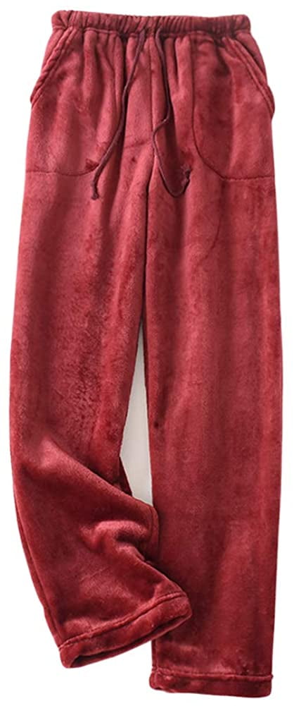 Men Flannel Fleece Pajama Pants Soft 