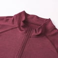 thumbnail image 4 of pstuiky Camisas casuales de manga larga para hombre, Sudadera deportiva de manga larga para hombre, con capucha, ajustada, con media cremallera y secado rápido para entrenamiento y running s, 4 of 6