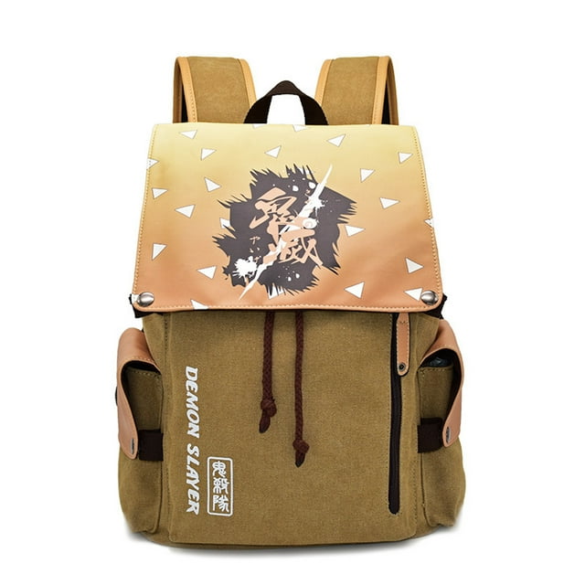Mochila escolar Anime Demon Slayers Aga para niños
