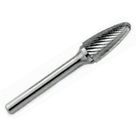 UPC: 0887861119061 | Drill America DULSF1 SF1 1/4  X 5/8  Tree Radius End Carbide Burr 1/4 Shank