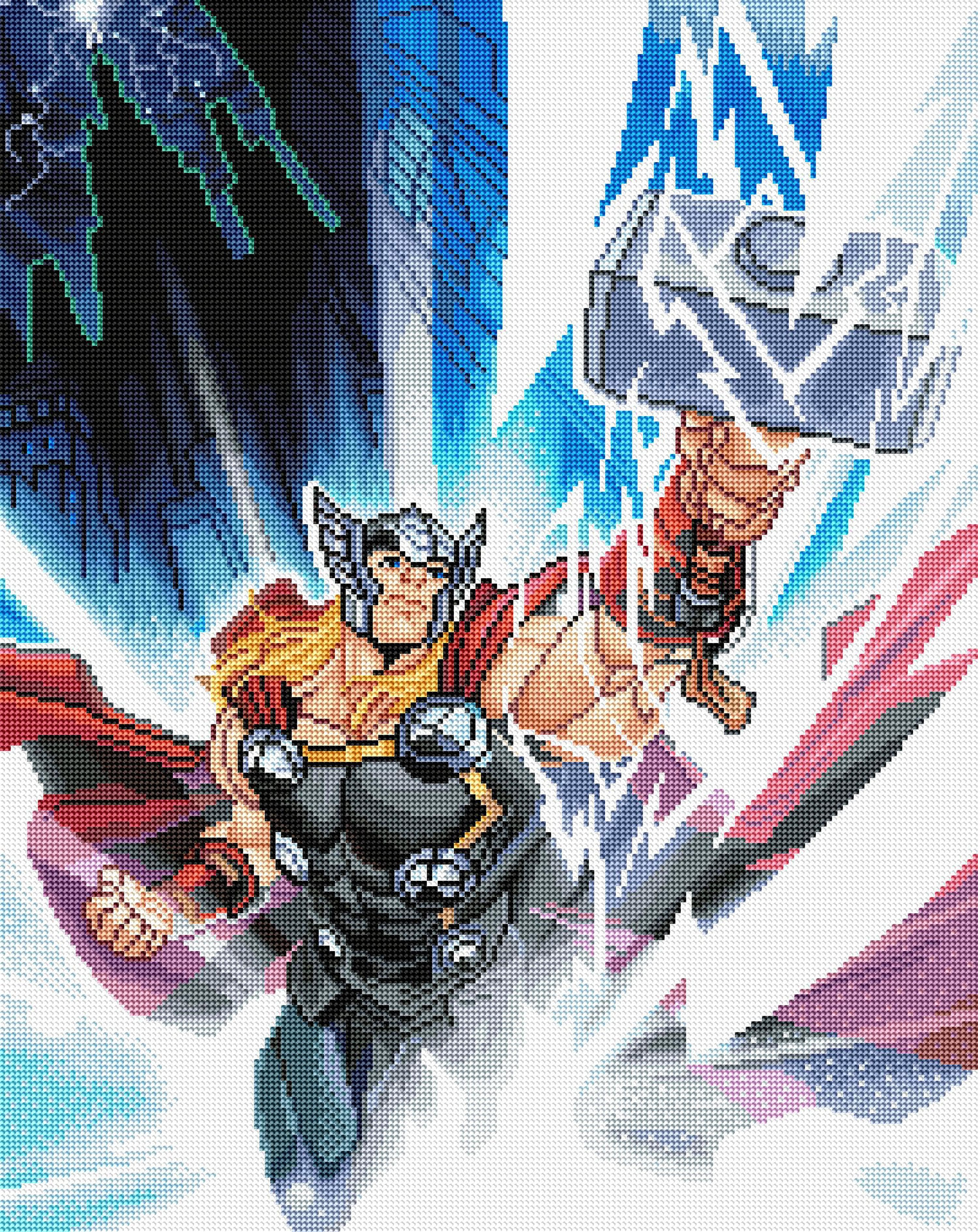 DIAMOND ART CLUB God of Thunder Diamond Painting Kit