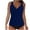 X2 Navy, variant on Ticikt Women's Metallic Shiny Bathing Suit High Waisted Triangle Tie Side Swimsuit Bikini Set