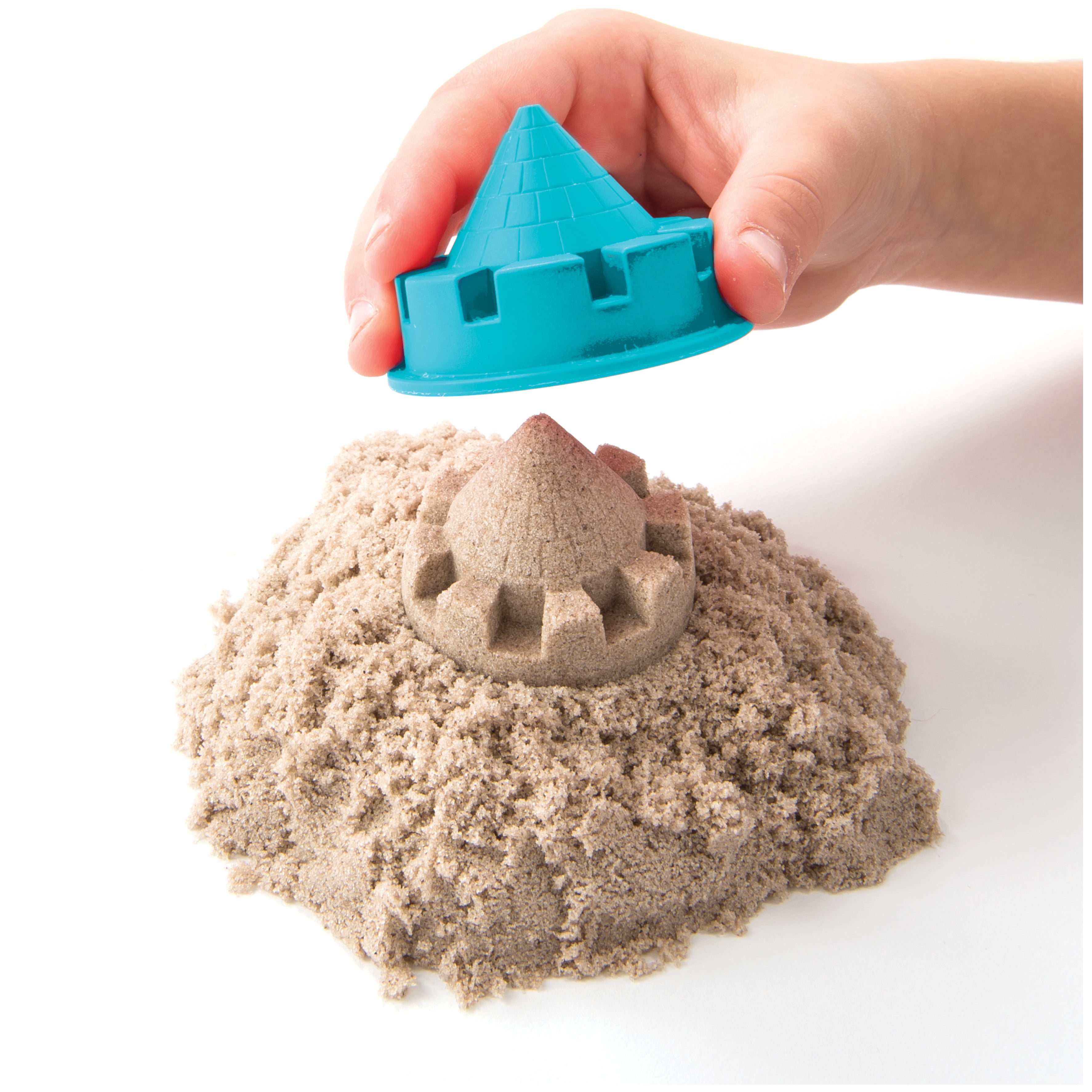 Kinetic Sand Krabice tekutého písku s podložkou Modrá - Kinetic Sand