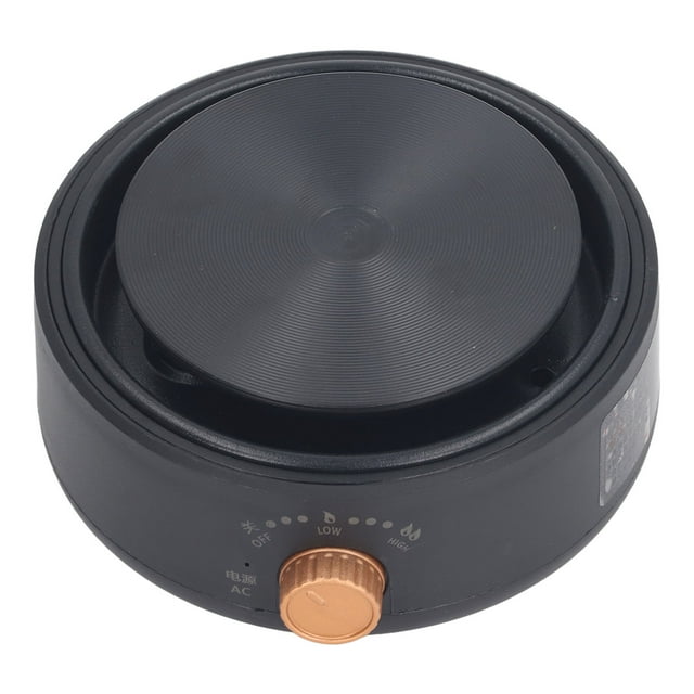 Multifunction Electric Stove, Single Burner Portable Electric Hot Plate, Efficient 360 Deg Heating, Safe Dorm Cooking, for Travel, Tea Making