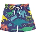 thumbnail image 1 of Boys Swim Trunks Beach Board Shorts Quick Dry Toddler Swimsuit Bathing Suits with Mesh Lining, 1 of 6