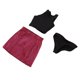 thumbnail image 1 of Falda corta de 12 pulgadas 1/6 Moda Chaleco Corta PU Ropa para Muñeca de Juguete Magideal Falda corta de 12 pulgadas, 1 of 7