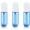 Blue-Blue-Blue, variant on 3 count Mini Bottle, 1.9oz Travel Bottles Tsa Approved, Clear Mister Atomizer Travel Size, Pocket Small Bottle for Hair , Toners &