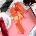 thumbnail image 4 of Fashion Neck Solid Plain wedding Silk Necktie Tie PURPLE, 4 of 8