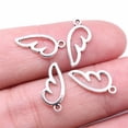 thumbnail image 4 of ZPAQI Set of 80 Antique Color Alloy Charm Angel Wing Pendants Jewelry Making Supplies, 4 of 9