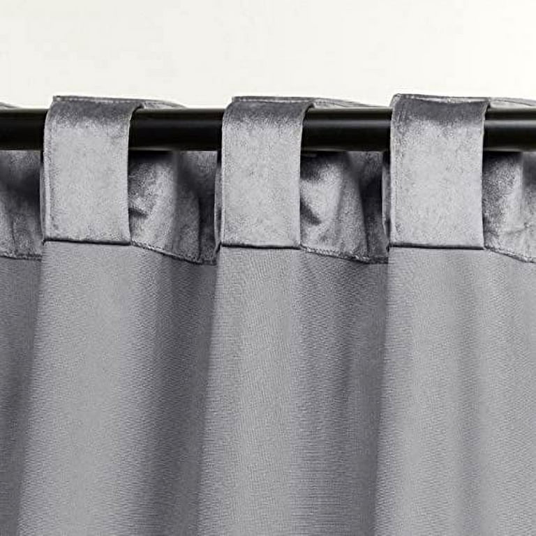 Velvet Heavyweight Grommet Curtain Panels (Set of 2) 63 / Chocolate