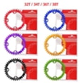 thumbnail image 4 of Mountain Bike Chainwheel 104Mm Bcd, Narrow Wide Round Chainring, Cnc Machined Aluminum, Excellent Rigidity And Durability Red38T, 4 of 5