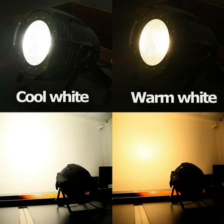 100W COB LED Stage Par Light Cool & Warm White PAR64 DMX-512 or Panel Option Model A