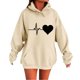 thumbnail image 2 of mfyjkho Tops Para Hacer Ejercicio Para Mujer, Blusas Y Sudaderas Con Capucha De Manga Larga Con Estampado Informal Para Mujer Tops Para Hacer Ejercicio Xxl, 2 of 4