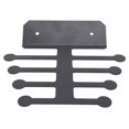 thumbnail image 2 of Wall-Mounted Iron Fitness Gear Organizer - Fishbone-Shaped Storage Rack for Resistance Bands, Jump Ropes, Weight Lifting Belts, Ankle Straps & More | Sturdy, Space-Saving, Anti-Slip Design for Home, 2 of 6