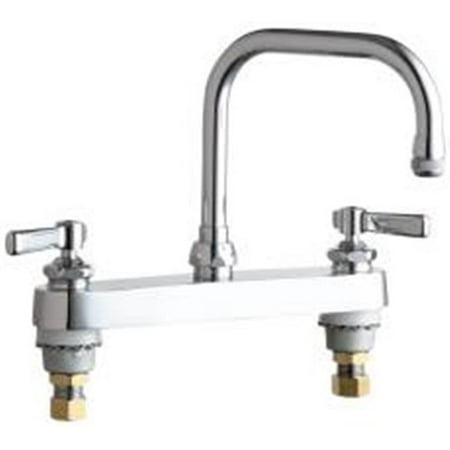 Chicago Faucet Company 284107 Dck Mnt Wrk Brd Fct Chrm Lf