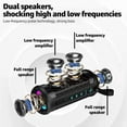 thumbnail image 5 of ZZA Portable Bluetooth Speaker, Powerful Crystal Clear Sound, IPX6 Waterproof, RGB Lighting Effects, Lighted Buttons, All Day Playtime, TWS Paring, Wireless Speaker for Home, Party, Outdoor, Beach, 5 of 7