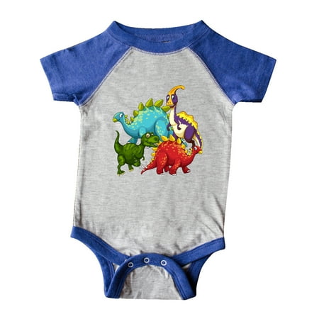 

Inktastic Cute Dinosaurs Gift Baby Boy or Baby Girl Bodysuit