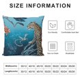 thumbnail image 5 of Classic Animal Embroidered Throw Pillow Cover Forest Leopard Monkey Birds Pattern Decorative, 5 of 5