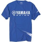 Factory Effex Yamaha Mens Short Sleeve T-Shirt Strobe Blue/White LG