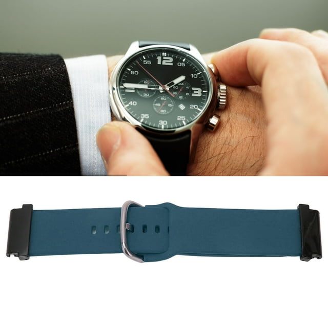Durable Lightweight Silicone Watch Band For 7 6 5 - Stylish Look With Anti Allergy Button Lock, Comfortable And Sweatproof, Easy To Install