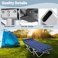 thumbnail image 5 of NAIZEA Folding Bed Cot with 2 Sided Mattress, 75" Portable Folding Sleeping Cot Guest Bed for Adult, Camping Bed Cot with Carry Bag, 5 of 7