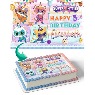 Dark Leopard Edible Icing IEF31 Image Cake Border Strips Decoration ...