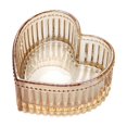 thumbnail image 5 of Heart Shaped Glass Bowls, Small Dessert Bowls for Candles & Candy, Mini Trinket Dishes, Multipurpose Appetizer Bowls, Wedding Party Favor Containers, Jewelry Holder Home Decor, Elegant Serving Bowls, 5 of 7